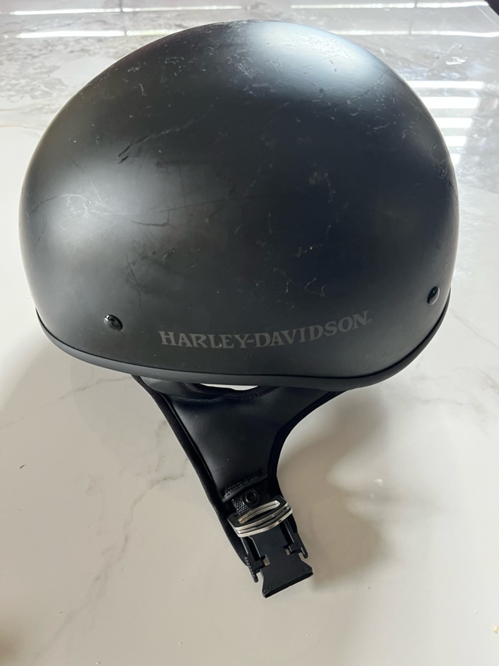 Harley-Davidson Black Low-Profile Half Helmet